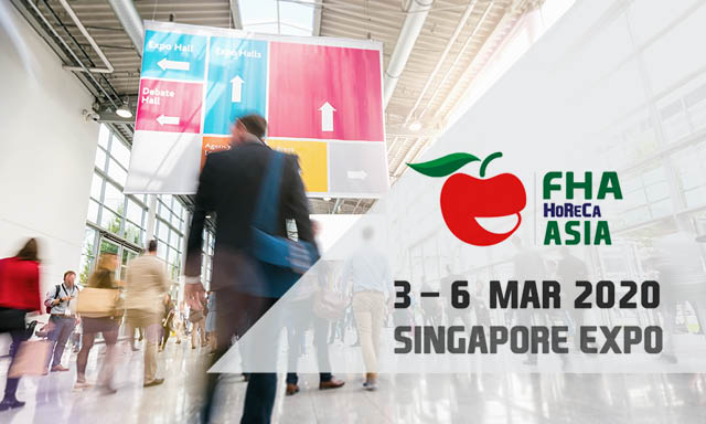 Unisciti a noi alla FHA di Singapore, Asia 3-6 Marzo 2020